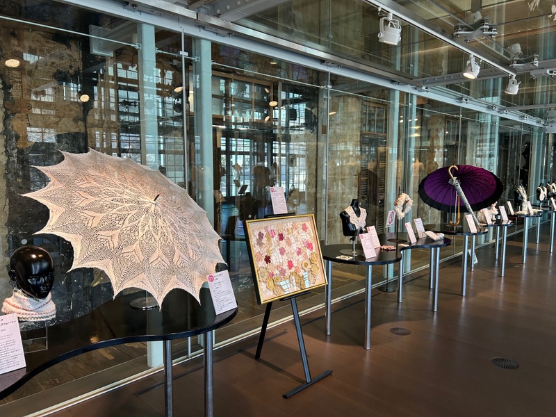 第3次富冈丝绸手工编织编织展展览风景